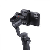 Super stable anti-shake three-axis gimbal stabilizer, suitable for iPhone and Android phones and GoPro sports cameras, with dynamic face/object tracking function